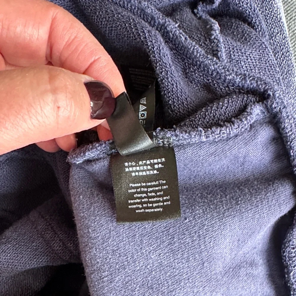 Daily Practice by Anthropologie frayed surplice jumpsuit romper Size Small S - Picture 13 of 14